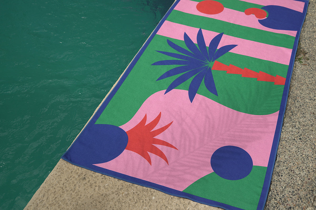 Beach & Yoga Towel "Palmy Springs"
